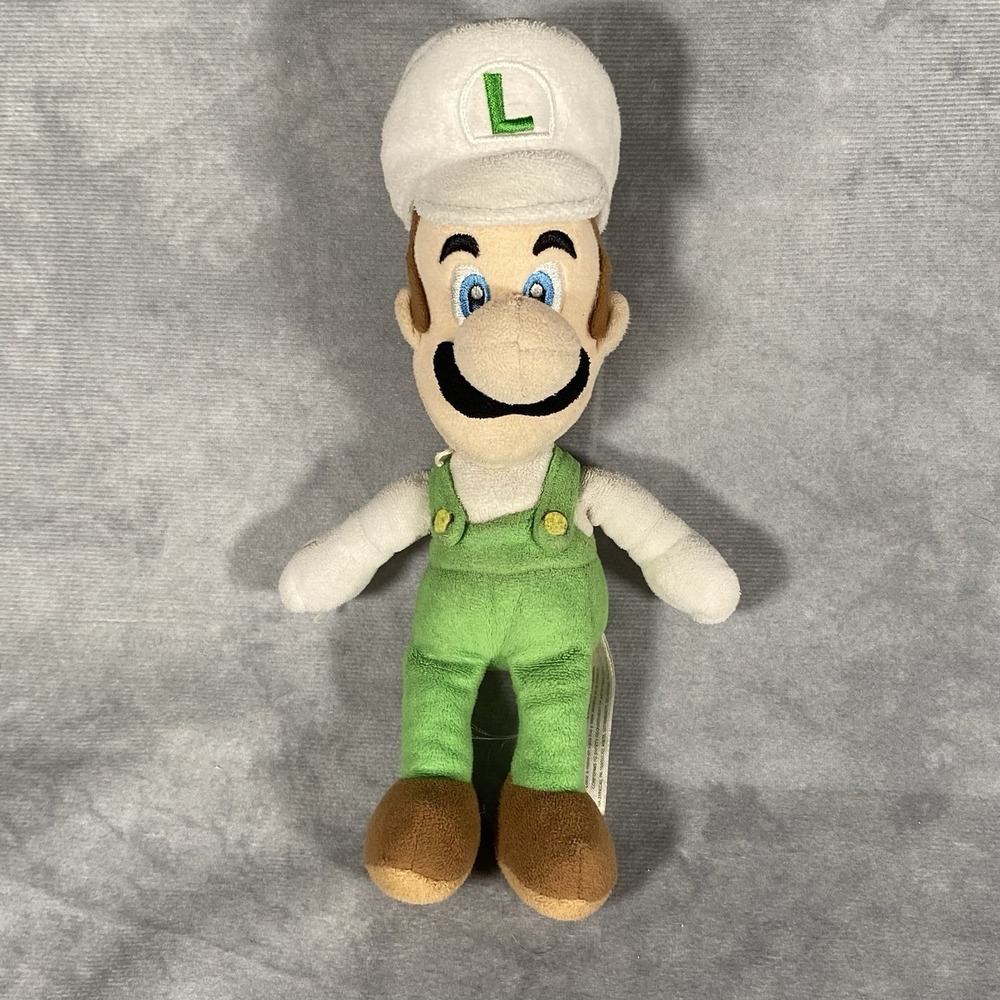 Luigi Super Mario Bros. Plushie Nintendo Stuffed Toy 2012 Collectible